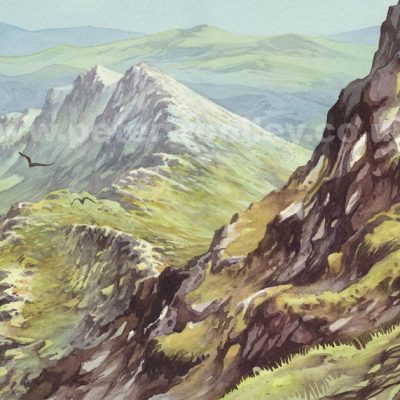 Y Lliwedd, Snowdon (Art Card)