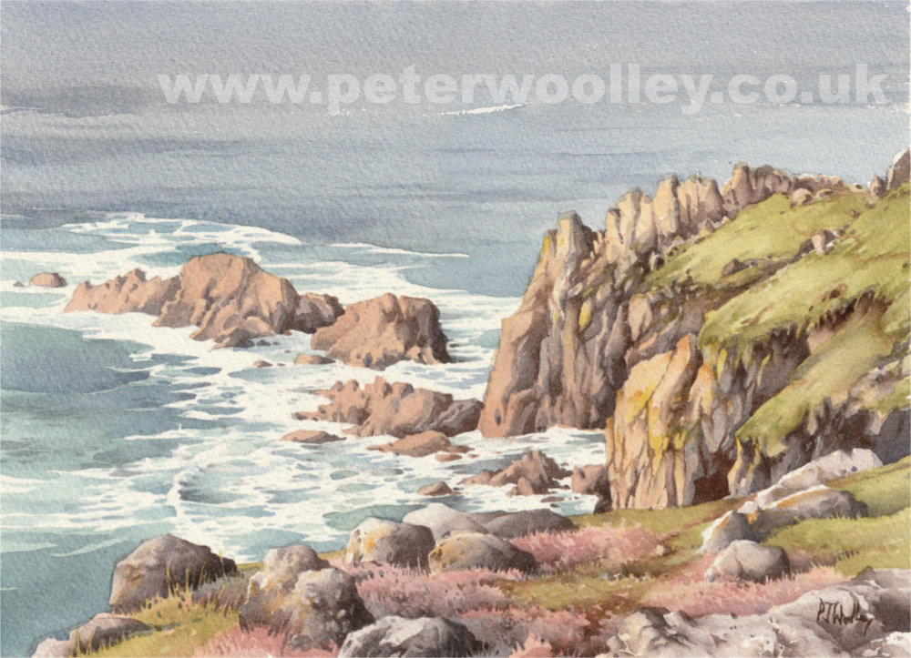 The Peal, Dr Syntax's Head, Lands End (Original Watercolour)