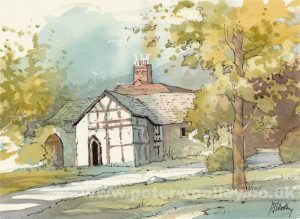 Plas Newydd, Llangollen (En Plein Air) (Original Watercolour)