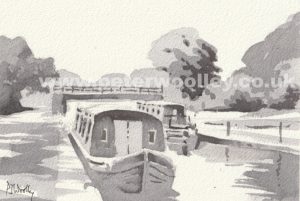 Llangollen Tonal Study (En Plein Air) (Original Watercolour)