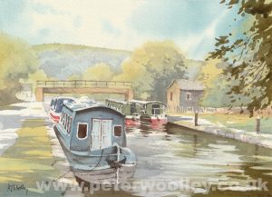 Pontcysyllte Marina, Llangollen (En Plein Air) (Original Watercolour)