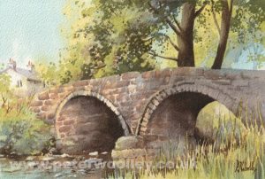 Packhorse Bridge, Wycoller (Original Watercolour)