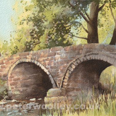 Packhorse Bridge, Wycoller (Original Watercolour)