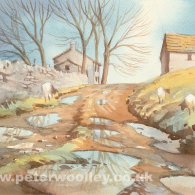 Muddy Track, Grinton (Original Watercolour)