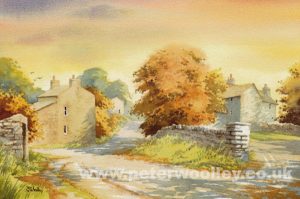 October Evening, Worton (Limited Edition Print)