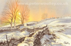 Stone Walls and Snowdrifts (Limited Edition Print)