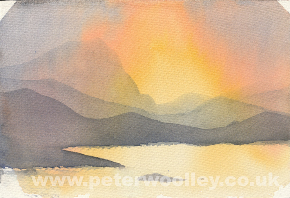 Narvik Fjords (Original Watercolour)
